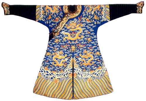 Китайская одежда, 19 век, шелк