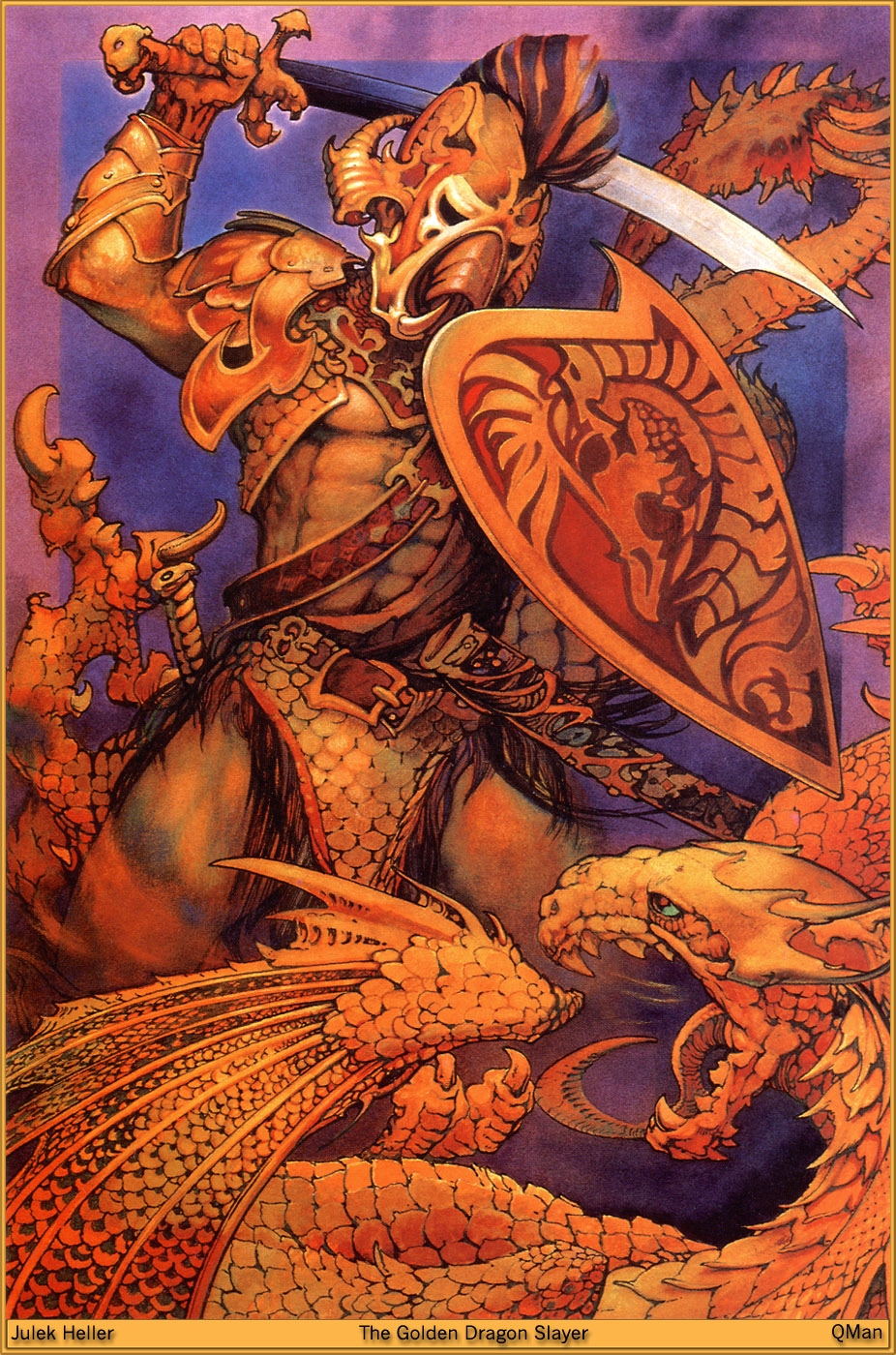 John-Howe-The-Golden-Dragon-Slayer