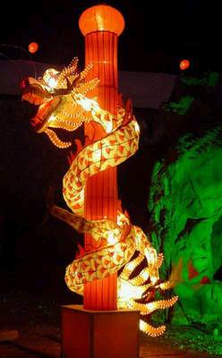 Китайские фонари-драконы