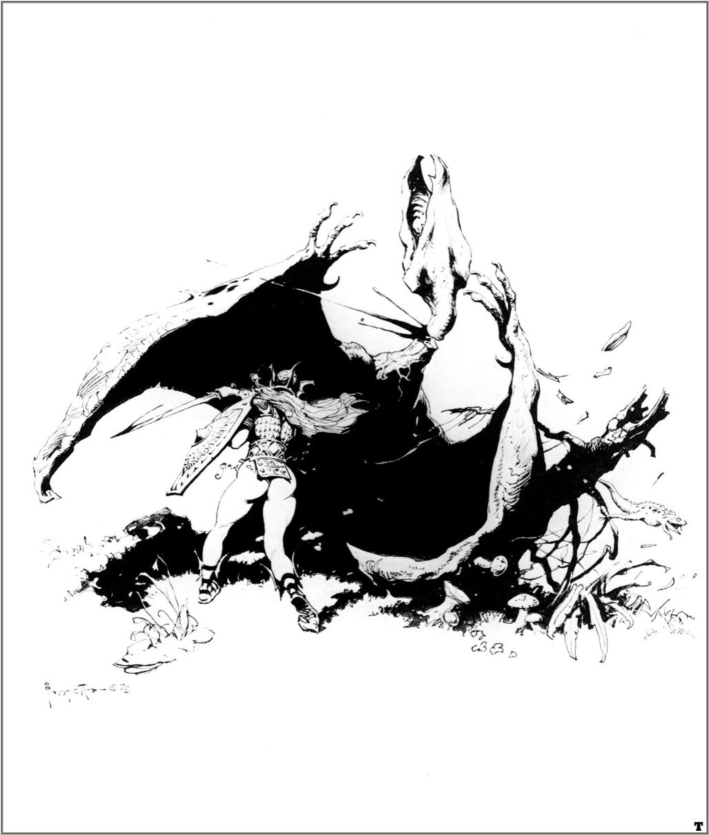 frank_frazetta_bw_lordoftherings_II