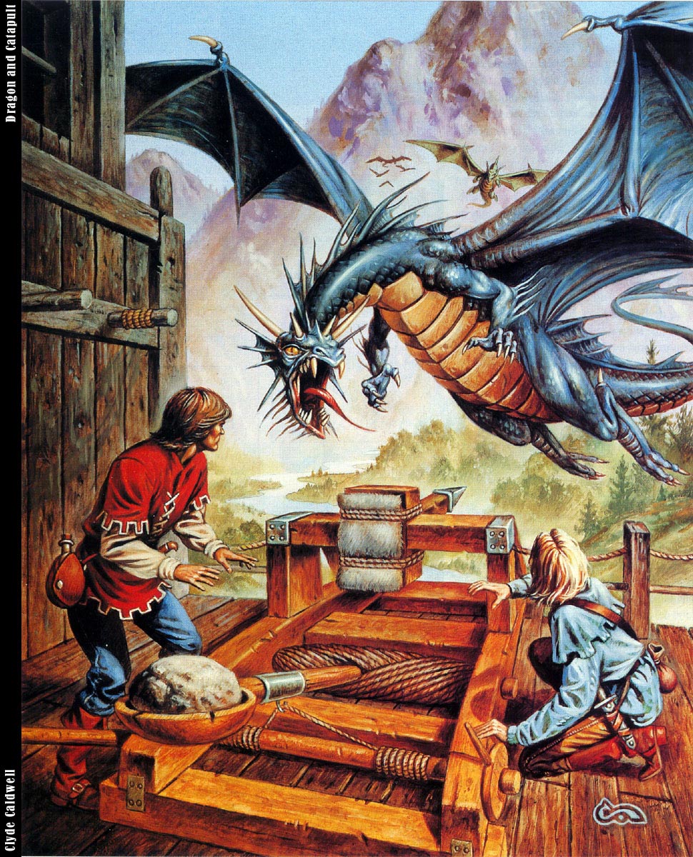 Clyde-Caldwell-Dragon-And-Catapult