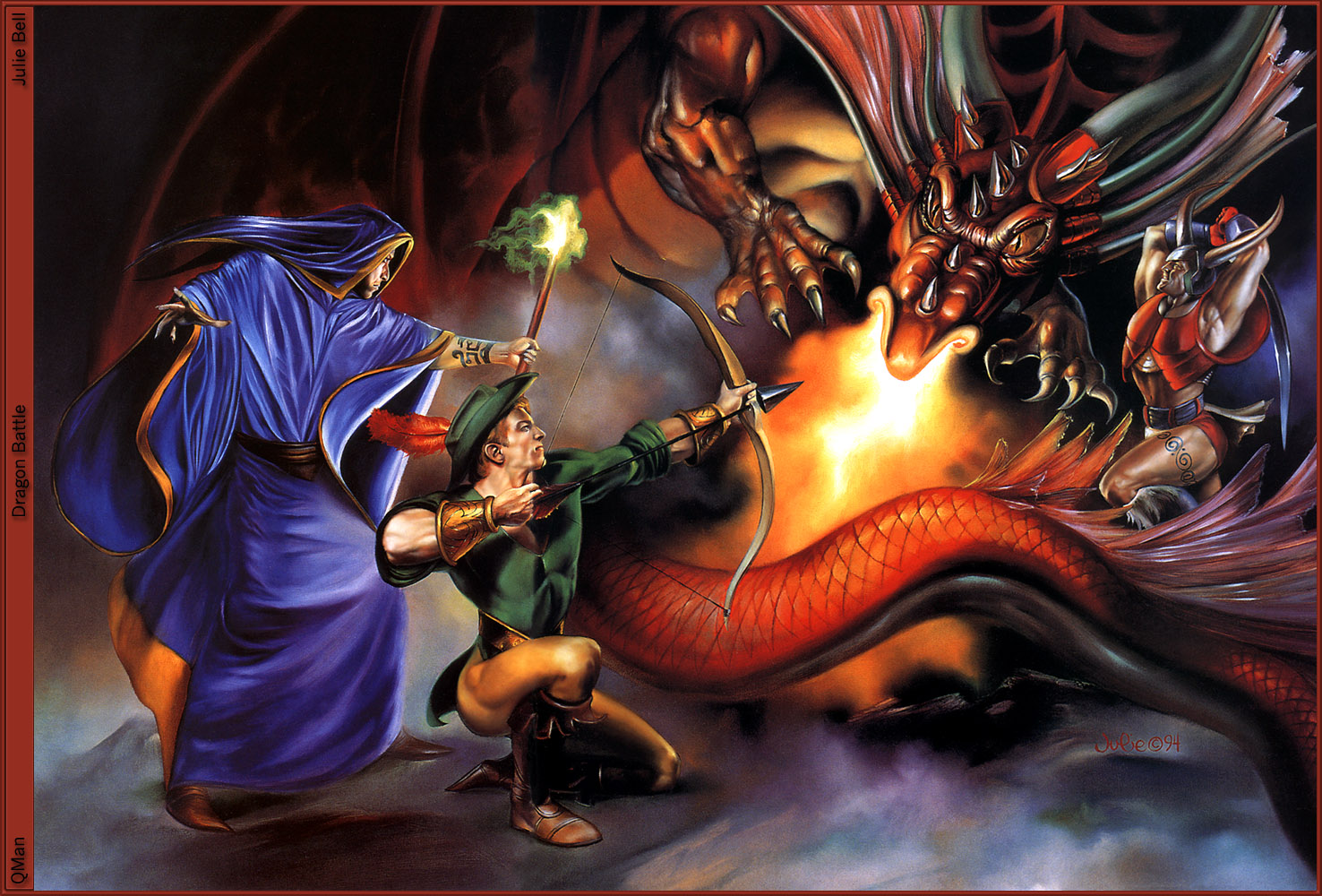 Julie-Bell-Dragon-Battle