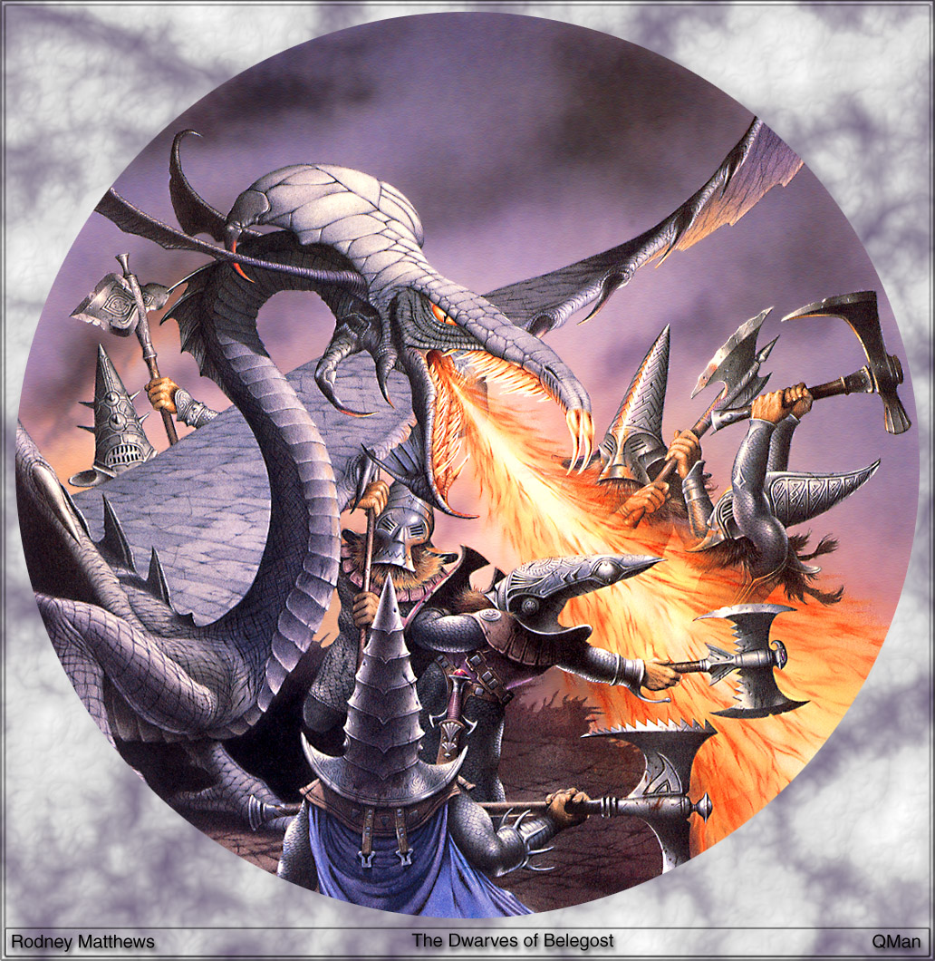 Rodney-Matthews-185-The-Dwarves-of-Belegost