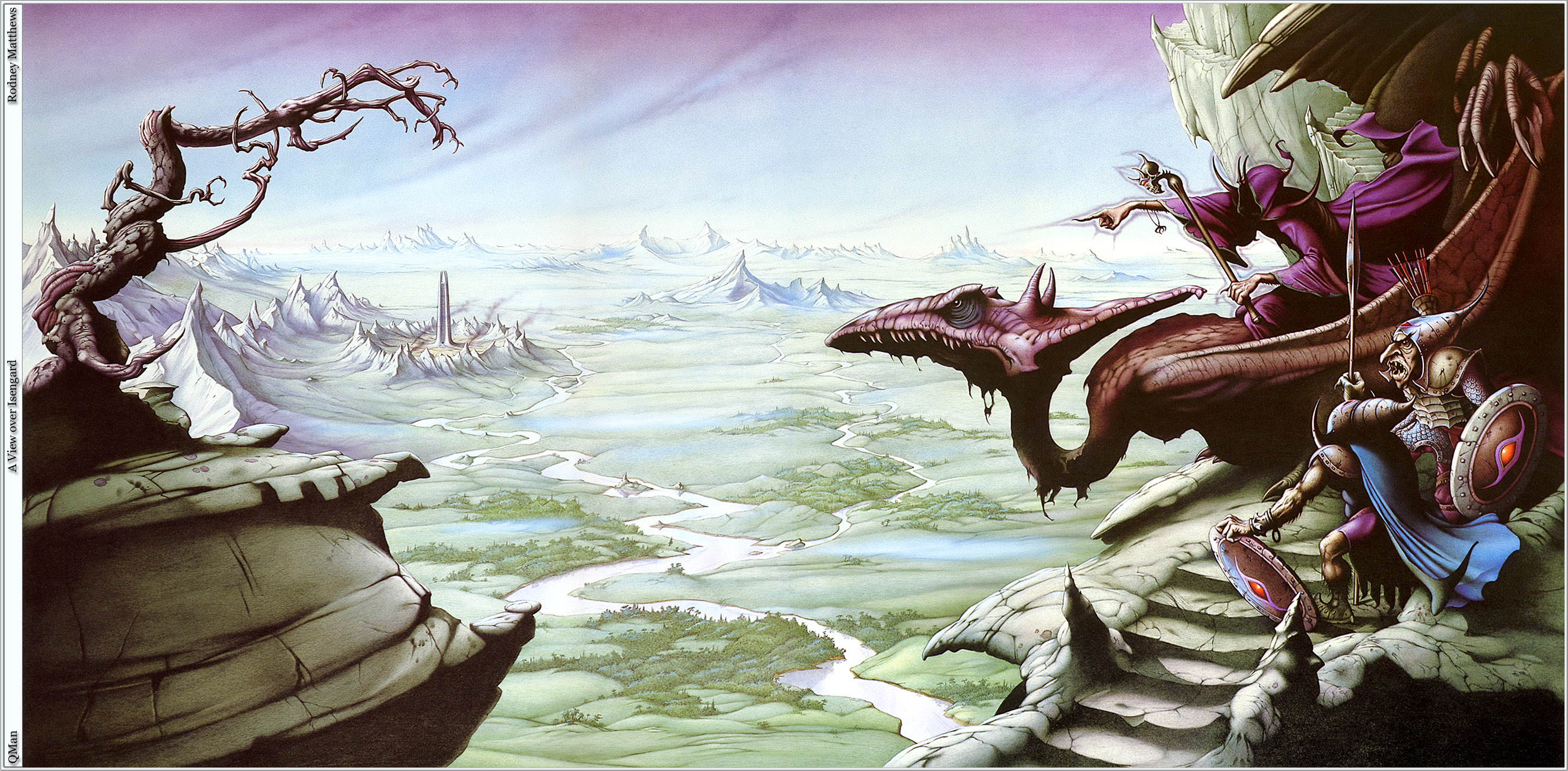 Rodney-Matthews-A-View-over-Isengard