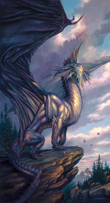 Todd-Lockwood-Silver-Dragon