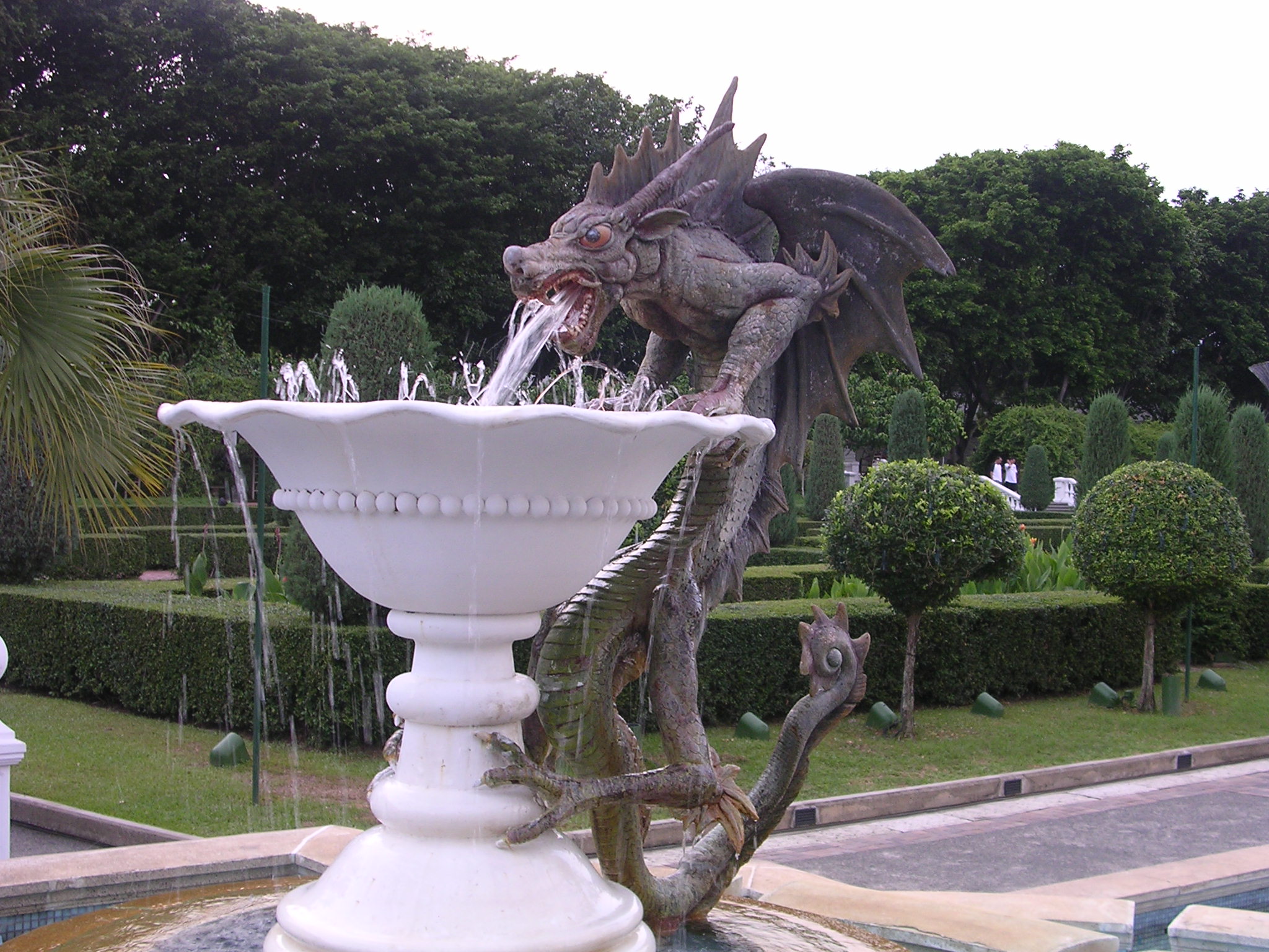 A dragon sculpture at Sentosa Singapore