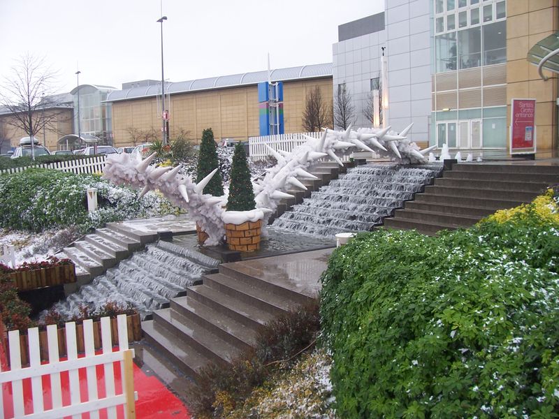 An ice dragon. Was on display at the Mall Cribbs Causeay in December 2004.